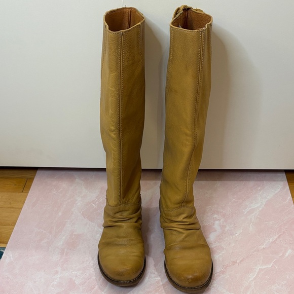 MTNG Camel Knee High Boots - Picture 1 of 10